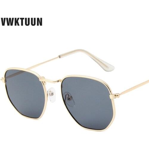 VWKTUUN Sun glasses Women 2020 Points Polygonal Sunglasses Woman UV400 Driving Driver Goggles Female Male Mirror Sunglasses