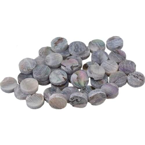 Yibuy 6mm Colorful Fingerboard Dots Abalone Inlay Material for Mandolin Banjo Ukulele Guitar Pack of 100