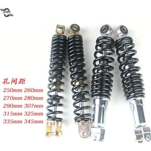 Coolride Motorcycle Scooter Rear Shock Absorption Fork Shock Absorber 125 150 Ordinary Shock Absorber Hole Spacing 325mm A Pair