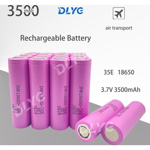 100% original 35E lithium battery, original power supply 18650, 3500mAh, 3.7v, 25a, high power, INR18650, for power tools