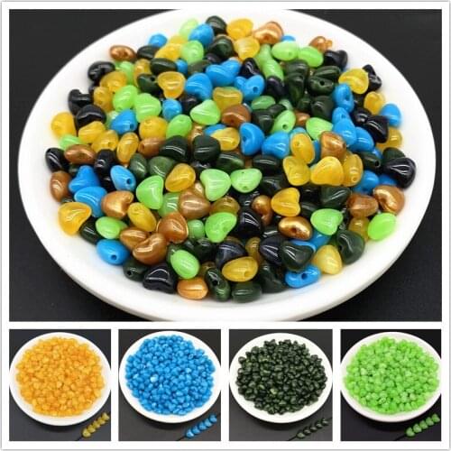 100pcs 8.5mm Heart Shape Acrylic Beads Jewelry Makeing Bracelet necklace Accessory