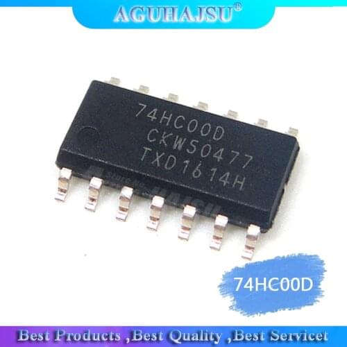 20PCS 74HC00D SOP14 74HC00 SOP SN74HC00DR SN74HC00 SMD new Logic chip NAND gate 2 input