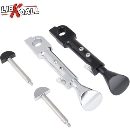 Billet Aluminum Motorcycle Adjustable Kickstand Foot Side Stand Support for 1985-2007 Yamaha VMax V-Max 2002 2003 2004 2005 2006