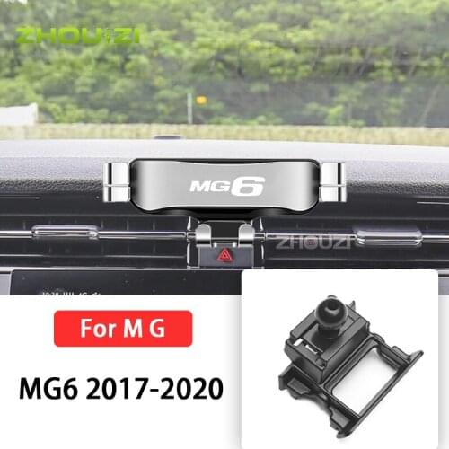 Car Mobile Phone Holder Mounts GPS Stand Gravity Navigation Bracket For MG MG6 2017 2018 2019 2020 Car Accessories