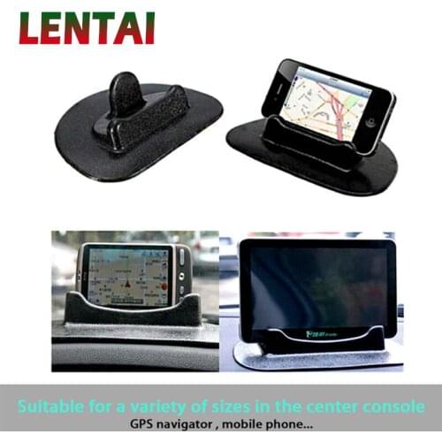 LENTAI For Opel astra h j g insignia vectra c Mazda 3 6 cx-5 Mini cooper 1PC Car Silicone Anti-Slip Mat Dashboard Phone Shelf