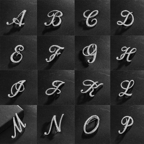 BEAUGRL Brooches Letter On Clothes