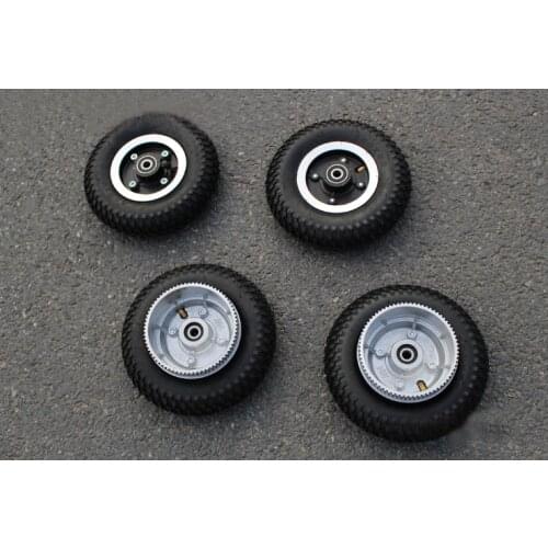 Free Shipping 1pcs PU 200*50mm Electric Skateboard Wheels Long Board Electrical Skateboard Off-road Inflatable Round Wheels