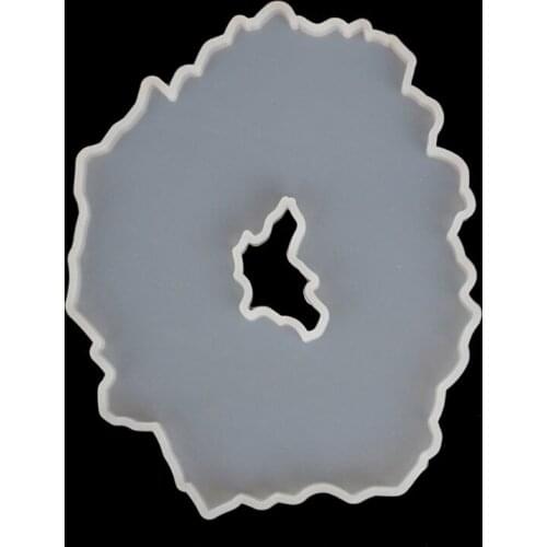 Large Irregular Wave Round Coaster Mold Cup Mat Silicone Resin Mold Epoxy Resin Cement Casting Jewelry Making Art Tools