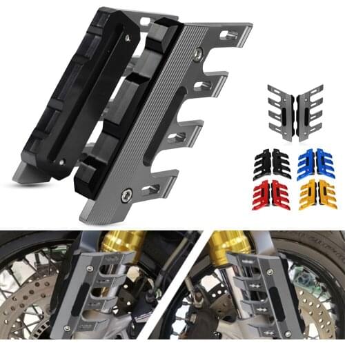 Mudguard Side Protection Mount Shock Absorber Front Fender Cover Slider for YAMAHA XTZ1200 XTZ125 XTZ250 XTZ660 XTZ750 XV1100