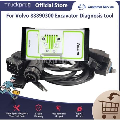 Truck Diagnostic Interface for Volvo/Renault/Mack Vocom 88890300 Scanner Excavator Construction Equipment Diagnosis tool