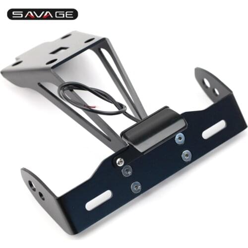 For SUZUKI GSXS 1000 1000F 2015-2020 GSX S 750 2018 Tail Tidy Fender Eliminator LED Motorcycle Accessories License Plate Holder