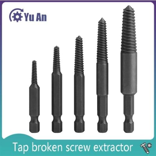 Broken Screw Extractor Drill Bit Damaged Bolt Remover Double Ended Damaged Screw Extractor Bolt Stud Remover Tool