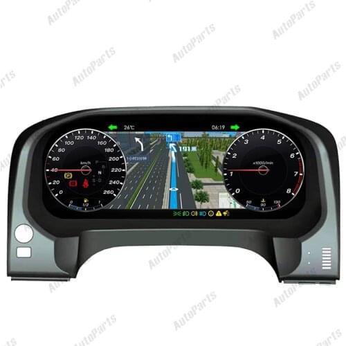 12.3" Android 9.0 32G Meter Screen For Toyota RAV4 RAV-4 2019 2020 Headunit Car Dashboard Instrument Display Multimedia Player