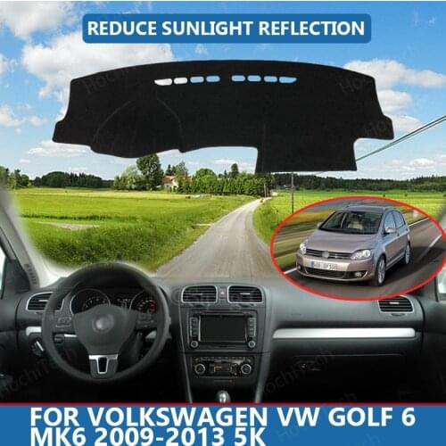 Car Inner Dashboard Cover Capet Cape for Volkswagen VW Golf 7 MK7 2013-2019 Dashmat Sunshade Pad Cover Dash Mat