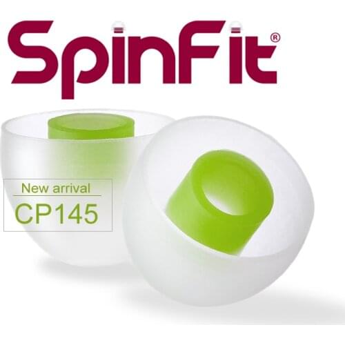 SpinFit CP145 In Ear Earphone Patented 360 Degree Free Rotation Ear Tips Silicone Eartip 4.5mm Nozzle Dia CP100M CP100L/S CP800M