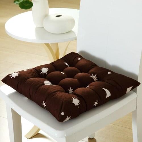 Printed Cushion Office Chair Cushion Dining Chair Cushion Thick Pad Sitting Stool Relying Sofa Pillow Home Car Chair Mat Travel