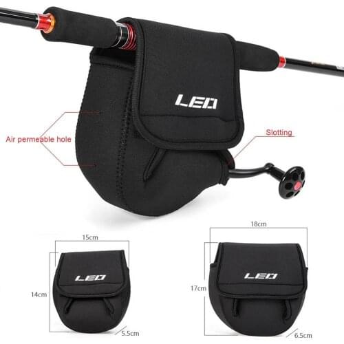 Fishing Reel Protective Reel Bag Case Cover for Drum / Spinning/Raft Reel Fishing Storage Bag Baitcasting Fishing Reel Bag