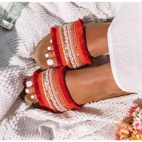 Siddons Women Slippers Flat Woman shoes Summer Beach Slip On Slides Flip Flops Sandals Ladies Fashion Slippers Home Female Shoes