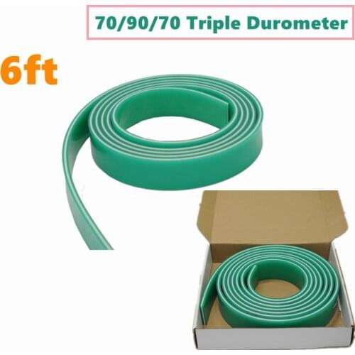 Squeegee Blade 70/90/70 Triple Durometer - 6´ Roll