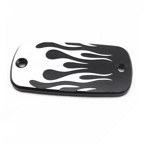 Universal Flame Front Brake Fluid Cap Motorcycle For Harley Dyna Chopper Bobber Touring Dirt bike Scooter