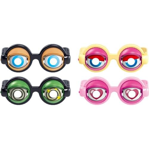 Funny Pranks Glasses Crazy Eyes Kids Party Favor Toy Supplies for Birthday Gift Party Overwatch Cosplay Novelty Crazy Eyes Toy