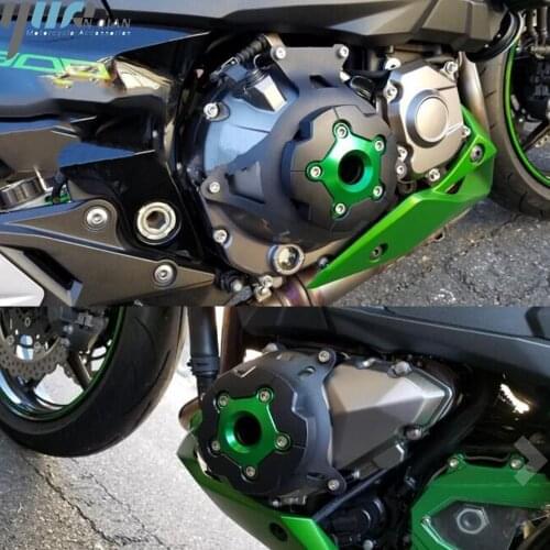 Z800 For KAWASAKI z750 07 08 09 10 11 2012 Motorcycle Parts Engine Stator Cover Engine Protective Cover Protector Z800 2013-2016