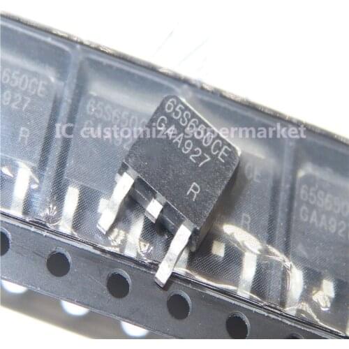 10PCS/LOT NWE 65S650CE IPD65R650CE TO-252 700V 10.1A SMD Transistor