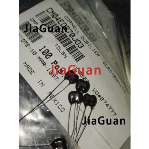 20PCS CDM Silver Mica 500V27PF 5% mica capacitor 500V 27P 27pF/500V CM04ED270J03 p3mm