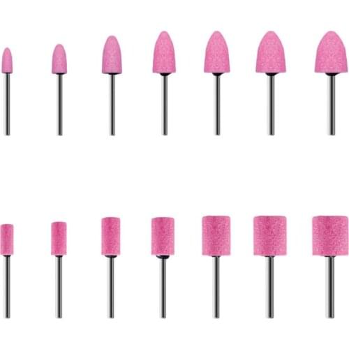 10pcs Abrasive Mounted Stone Points 3mm - 12mm Polishing Wheel for Dremel Rotary Power Tools