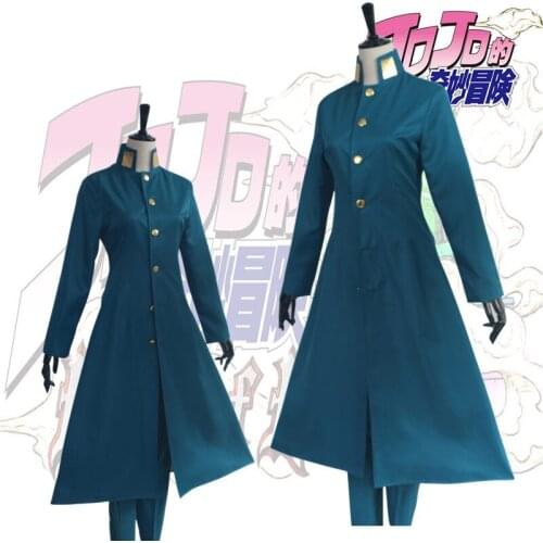 Anime JoJos Bizarre Adventure Cosplay Costumes Kakyoin Noriaki Cosplay Costume Halloween Party Uniform JoJo no Kimyou na Bouken