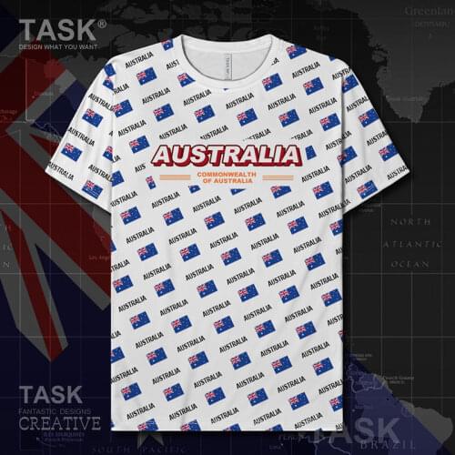 Australia AUS Australian Quick Dry t shirt Sportswear new t shirt for men tracksuit gym tops brands sports mens summer clothes