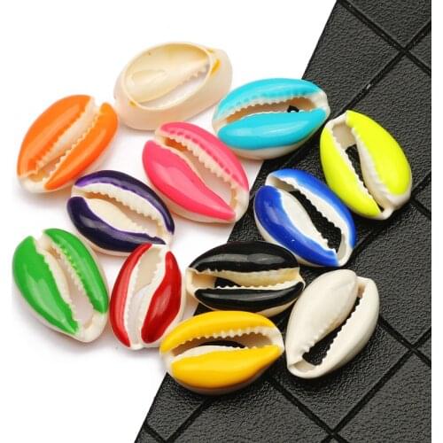 10-30Pcs/lot Mix Natural Sea Shells Beads Cowrie Conch Spacer Beads For Tribal Jewelry Making DIY Necklace Bracelet Accessories