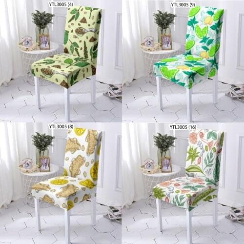 Flowers and green leaves seat covers lounge chair chair covers living room chair covers dining room office chair stool chair