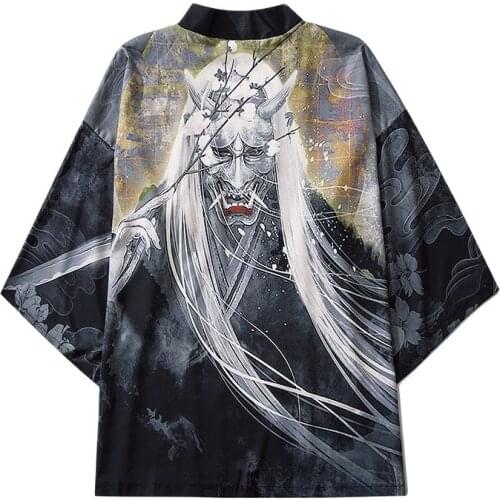 Male Female High-quality Lounge Traditional Haori Kimono Japanese Style Samurai Clothing кимоно японский стиль