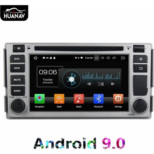 DSP Android 9.0 Car DVD Player GPS Navigation For Hyundai SANTA FE 2005-2012 Auto radio multimedia IPS Screen Wifi 4G MAX 4+64GB