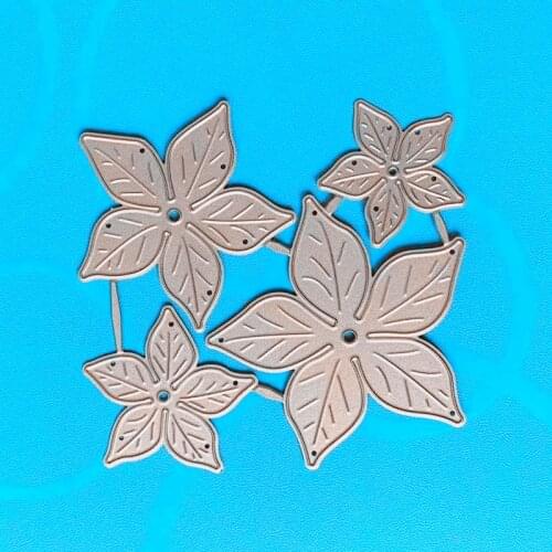 YINISE Metal Cutting Dies For Scrapbooking Stencils FLOWERS DIY Paper Album Cards Making Embossing Folder Die Cuts CUT Mold