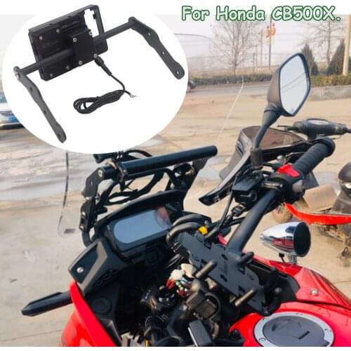 Motorcycle Accessories For Honda CB500X CB500 X CB 500X 2016 17 18 19 GPS/SMART PHONE Navigation GPS Plate Bracket Adapt Holder