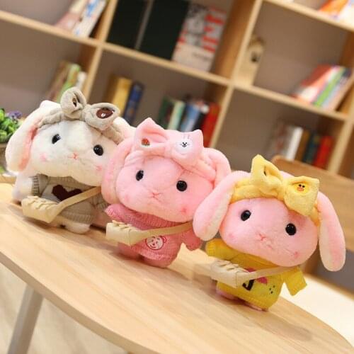 Cartoon Cute 30CM Rabbit Cosplay Dress Up Plush Toys Stuffed Lovely Bunny Dolls Soft Animals Pillow for Kids Girls Birthday Gift