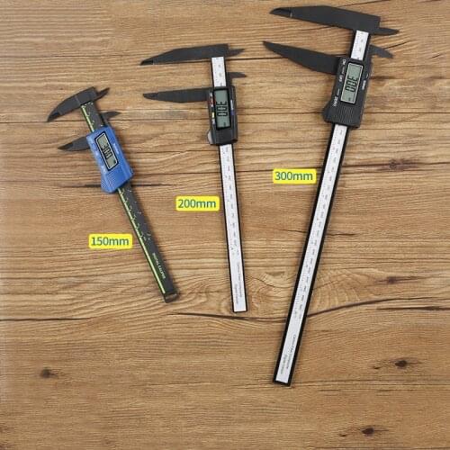 Plastic Electronic Digital Vernier Caliper 100/150mm Jewellery Jade Measurement ruler