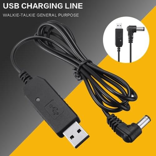 Portable Walkie Talkie USB Charger Cable For Baofeng Series UV5R UV82 BFF8HP UV82HP UV9R Walkie-Talkie Radio
