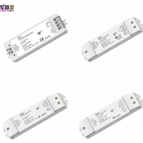 DC5-36V 12V 24V 1CH 2CH 3CH 4CH Channel Constant Voltage PWM Power Repeater Single Dual color RGB RGBW CV Signal Amplifier