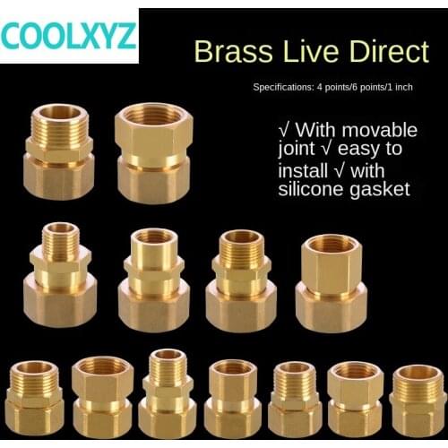 1/2IN to 3/4IN Thread to change 1 inch inner and outer wire live joints