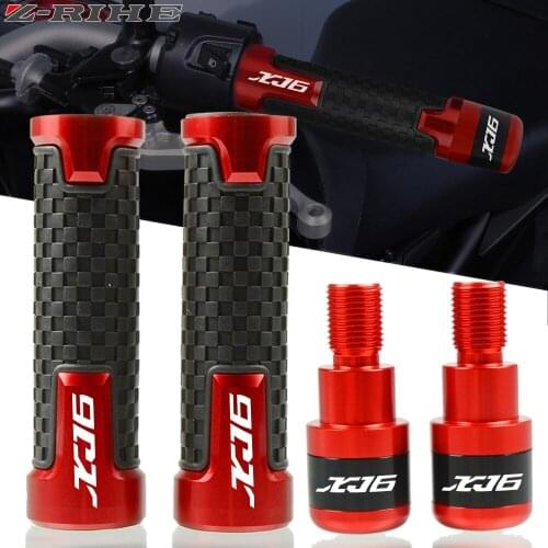 Motorcycle CNC Handlebar Grip Balanced Cap Plug Slider Handle Bar Grips Ends For YAMAHA XJ6 DIVERSION 2009-2016 2015 2014 2013