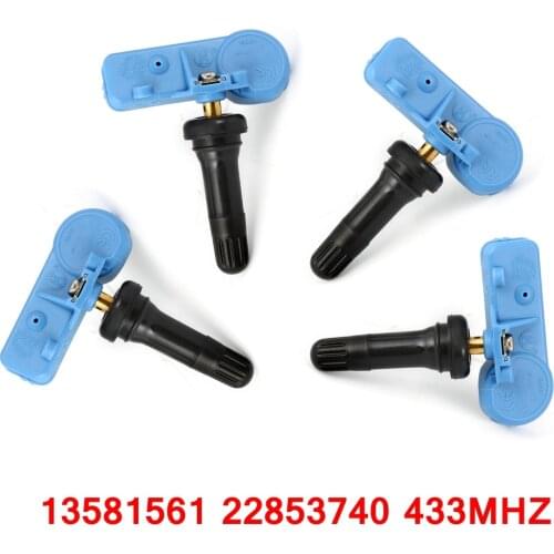 4 Pieces TPMS Car Tire Pressure Monitoring System Tire Pressure Sensors 433MHZ 22853740 For Opel Buick Chevy Cadillac GMC New