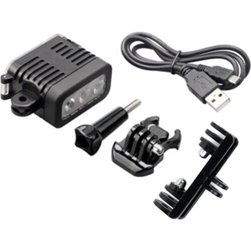 Go Pro Accessories Underwater Diving LED Light Waterproof Fill Light for GoPro Hero 9 8 7 6 5 4 Xiao yi Sjcam DJI Osmo Action