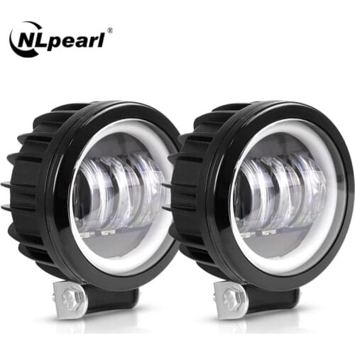 Nlpearl Light Bar/Work Light 6D Lens Led Angel Eyes Fog Lights Led Work Light Bar For 4x4 Offroad Truck Boat ATV Led Bar 12V 24V