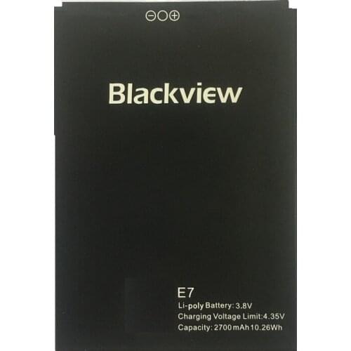 For Blackview E7 E7S 2700mAh Li-ion Backup Original Battery Backup Replacement Accessory Accumulators For Blackview E7 E7S