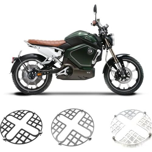 Headlight Protection Net Retro Anti-Collision Lampshade Alloy Protective Cover Motorcycle Refit Accessories For Super SOCO TC