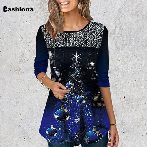 Plus size Women Elegant Leisure Casual T-shirt Model Bubbles Print Round neck Loose Womens Top 2020 Holiday Tees shirt Femme