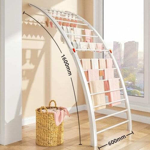 Zq Baby Floor Indoor Balcony Collapsible Clothes Hanger Household Bedroom Bay Window Cool Quilt
